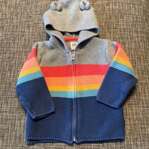 Gap baby knit zip up sweater